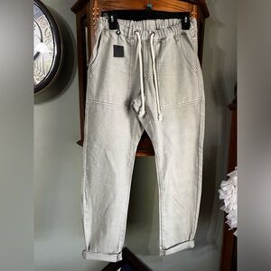 NWT Oneteaspoon Shabbie Light Sage Greem Pull On Jeans Size XSmall